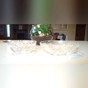 Lot of 3 vintage glass bowls